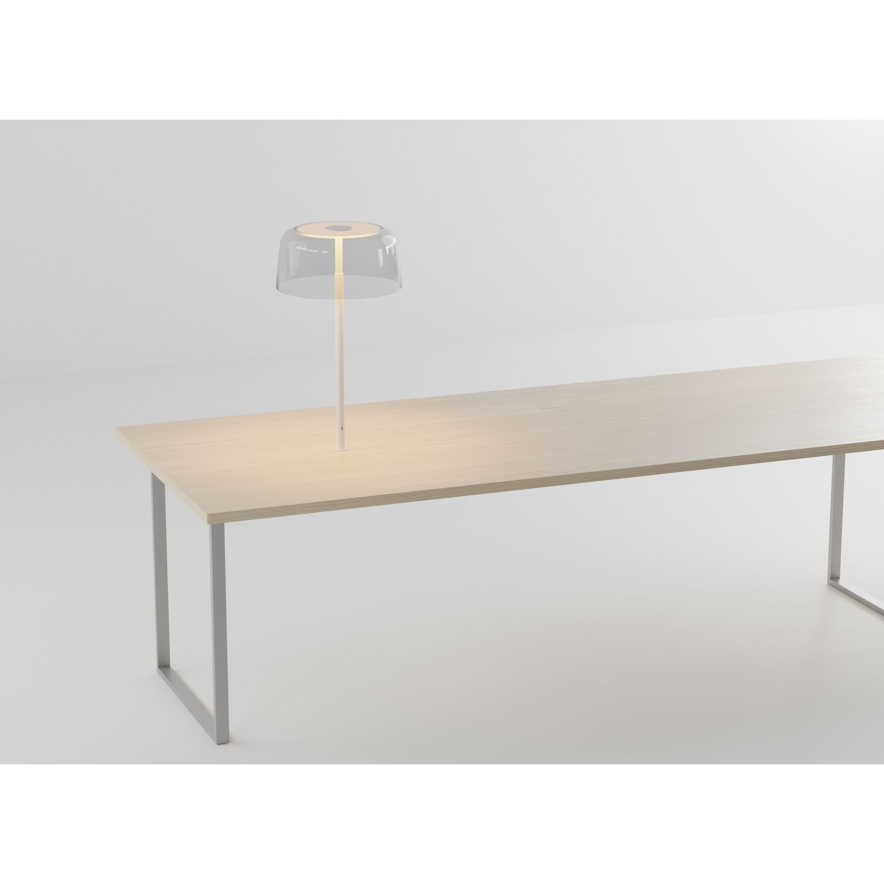 Yurei 14 inch 14.00 watt Matte White Co-Working Lamp Portable Light